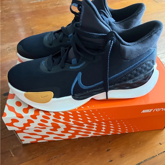 Nike Renew Elevate 3 Men’s Thunder Blue Basketball Shoes Size 10 - Picture 2 of 15